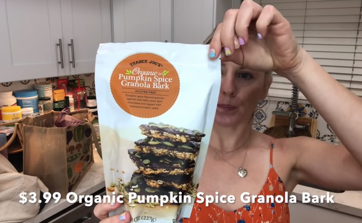 Trader Joe S Organic Pumpkin Spice Granola Bark Review 3 99 Trader Joe S List