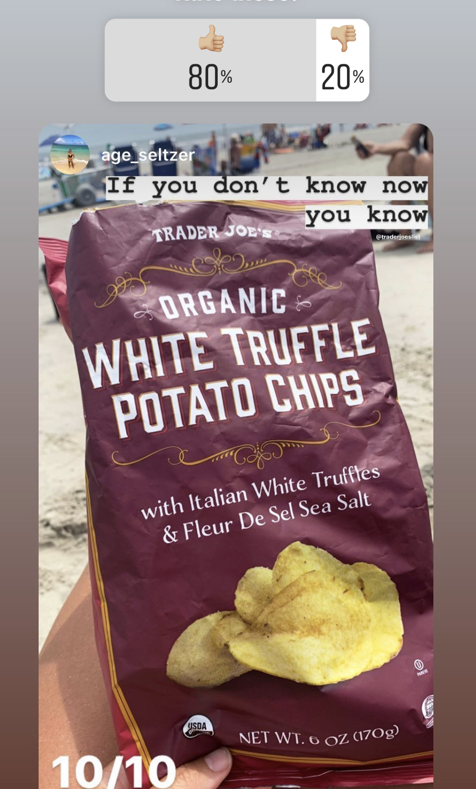 Trader Joe's Organic White Truffle Potato Chips buy