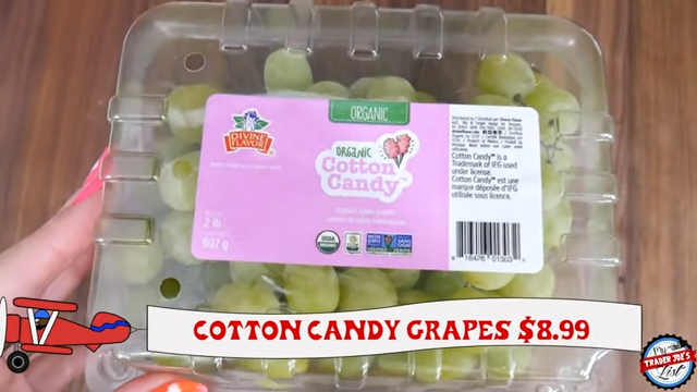 Organic Grapes, Cotton Candy