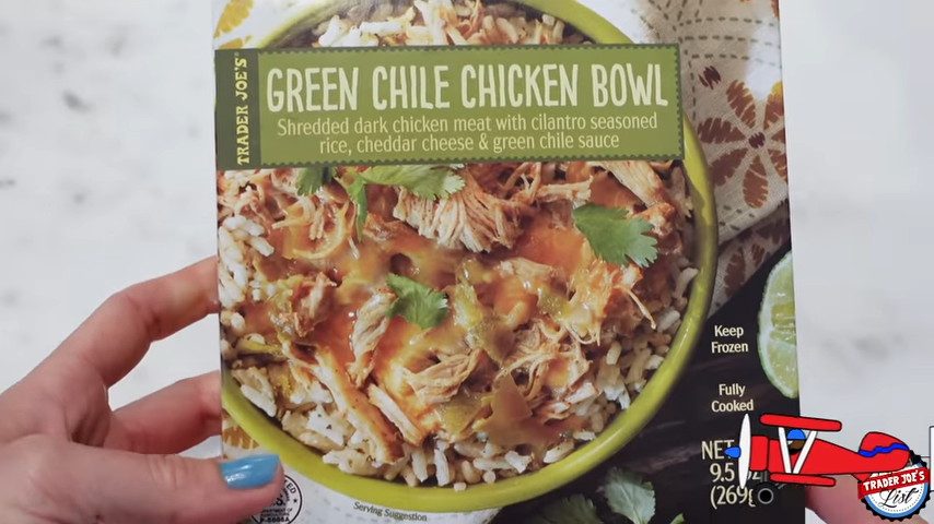 Trader Joes Green Chile Chicken Bowl Review 449 Trader Joes List 5609