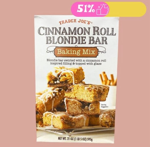 Trader Joes Cinnamon Roll Blondie Bar Baking Mix Rated 51👍 Trader Joes List 1401